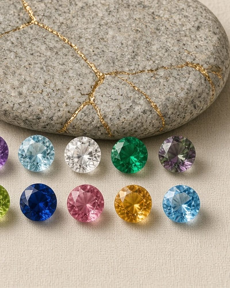Illustrative image for the Everyday Light Birthstone Stud Earrings
